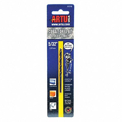 ARTU 1318 Jobber Bit 5/32 in Cobalt Steel