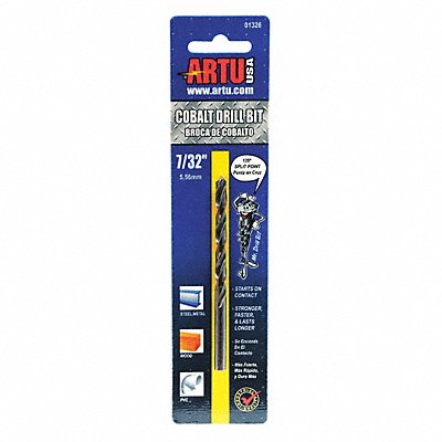 ARTU 1326 Jobber Bit 7/32 in Cobalt Steel