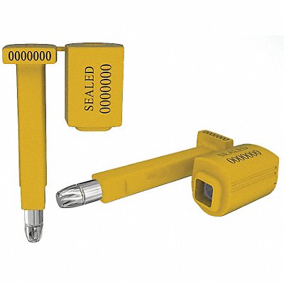 UNIVERSEAL MAGNUMYELLOW50 Bolt Seals Yellow Plastic PK50
