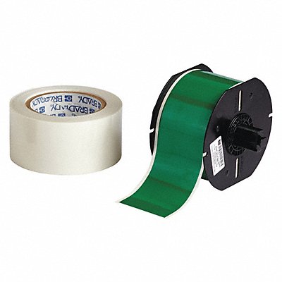 BRADY B30C2250483GNKT Label Tape Cartridge Green 2-1/4 in.W