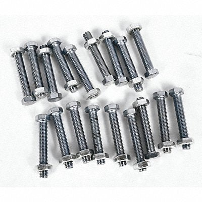 GRAINGER TT11C5435BN1G Bolt with Nut Kit 1/3 to 1-3/4 In PK18