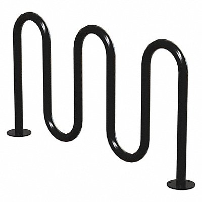 MADRAX QSH367SFB Bike Rack Black Color 7 Cap. 3 W