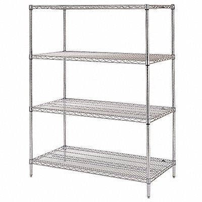 INSTOCK GRJ246074C Metal Shelving 10 ga. 60 W 24 D