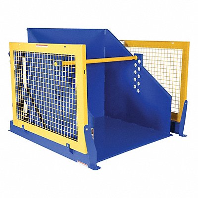 VESTIL HBD436 Box Dumper 36 in H 4000 lb Steel 2 HP