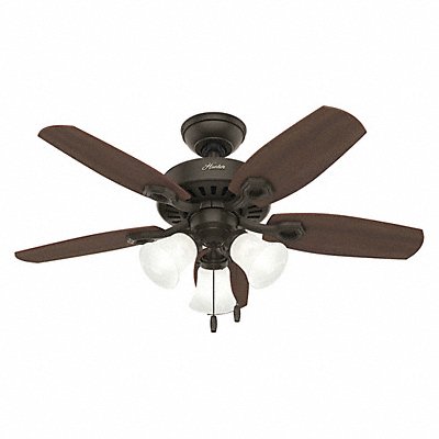 HUNTER 52107 Decratve Ceiling Fan 42 Blade Dia 3 Spds