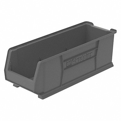 AKRO-MILS 30292GREY D5561 Super Size Bin Grey Plastic 10 in