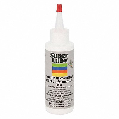 SUPER LUBE 52004 Synthetic Oil ISO 68 Bottle 4 oz.