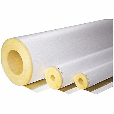 JOHNS MANVILLE 693656 Pipe Insulation Wall Th 1-1/2in For3/4in