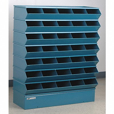 STACKBIN 3235SSB J4601 Sectional Bin Unit 35 Blue 44-1/2 in H