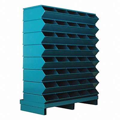 STACKBIN 3240SSPB Sectional Bin Unit 40 Blue 46-1/2 in H