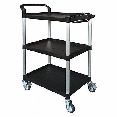 GRAINGER 45NP03 Cart 47-1/4 in Hx32-5/8 in W Black