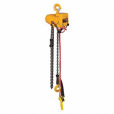 HARRINGTON TCR600P10 Air Chain Hoist TCR 10 ft Lift 37 fpm