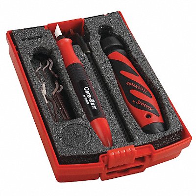 SHAVIV 15400040 Deburring Tool Set Aluminum Steel TiN