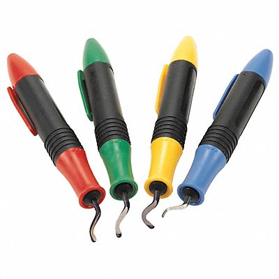 SHAVIV 15490042 Deburring Tool Set Plastic Hi Speed Stl.