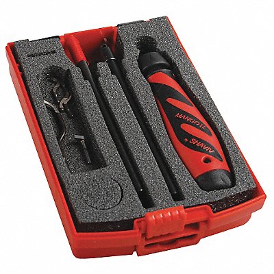 SHAVIV 15400034 Deburring Tool Set Plastic Hi Speed Stl.