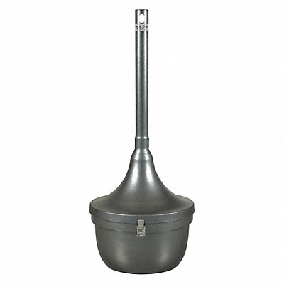 TOUGH GUY 45NY51 K2499 Cigarette Receptacle 4-1/2 gal Charcoal