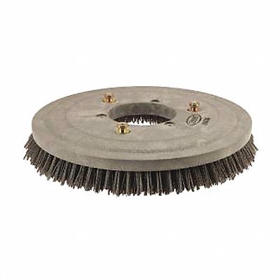 NOBLES 1016763 Rotary Brush 17 in Dia Grey