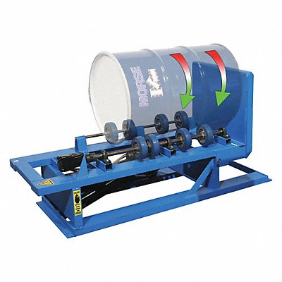 MORSE 456000 SnglDrmRlr Hydraulic Lift 55gal 26in Dia