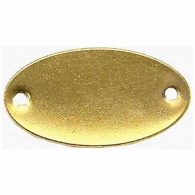 C.H. HANSON 41772 Blank Tag 2 - 1/16 in.W Gold Brass PK100