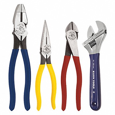 KLEIN TOOLS 94809 Plier Set Dipped 4 Pcs
