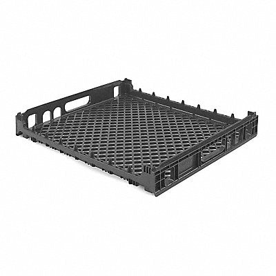 ORBIS NPL620B06QBLACK Bun Basket 25.8x21.6x3.5 in H Plastic