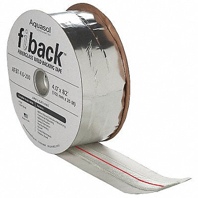 AQUASOL AFBT40200 Fiberglass Backing Tape 4 in W 82 ft L