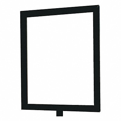 LAWRENCE METAL FRAMENOSC331114HDV Acrylic Sign Black 14 in L