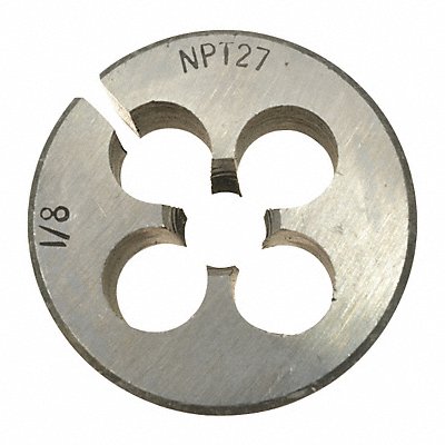 WESTWARD CCT106035 Alloy Steel Die 1/8-27 NPT Westward