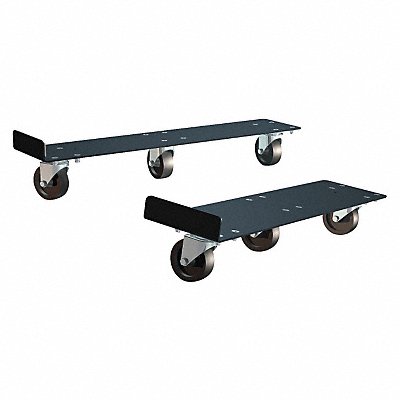 JUSTRITE 22638 Cabinet Castor Wheels 5-33/64 in W PR