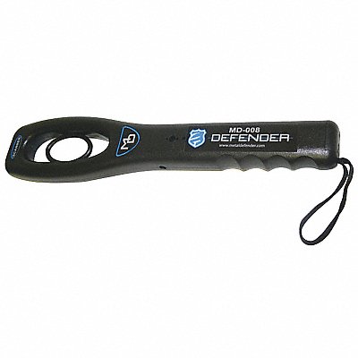 METAL DEFENDER MD008 Handheld Metal Detector LED Black 1 lb.