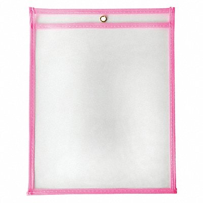GRAINGER 45TU83 Shop Ticket Holder Pink 10 in W PK15