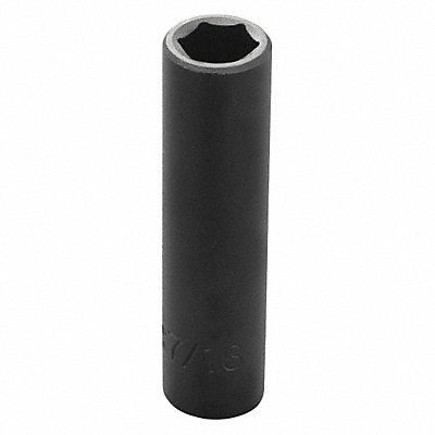 PROTO J7714HT Impact Socket Steel Black Oxide 7/16 in