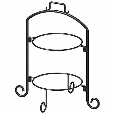 ITI WR102 Plate Stand 13.5 x 17.25 x 19.5 2 Tier