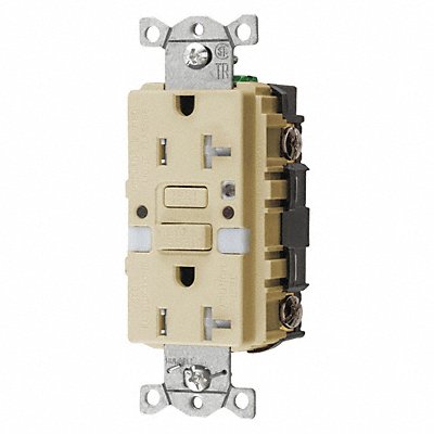 HUBBELL GFTRST20INL GFCI Receptacle Commer. Ivry 20A 1 HP