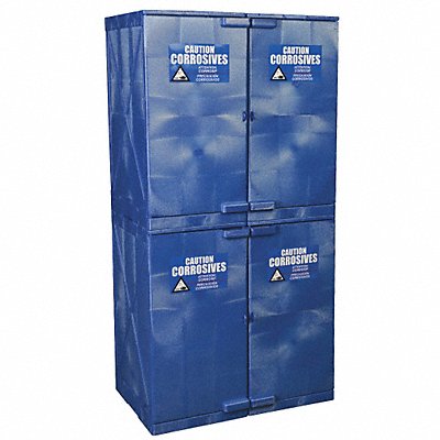 EAGLE M48CRA Corrosive Safety Cabinet 4 Doors Blue