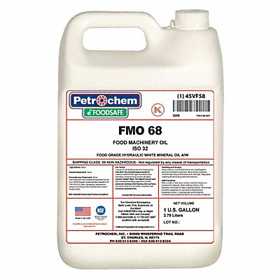 PETROCHEM FMO68001 Hydraulic Oil 1 gal ISO 68