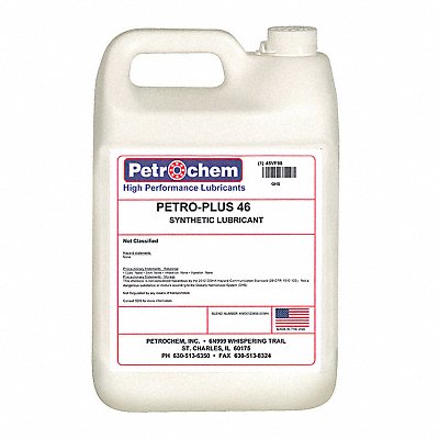 PETROCHEM PETROPLUS46001 Compressor Oil 1 gal Jug 15 SAE Grade