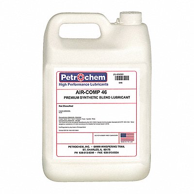 PETROCHEM AIRCOMP46001 Compressor Oil 1 gal Jug 15 SAE Grade