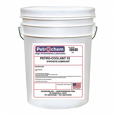 PETROCHEM PETROCOOLANT32005 Compressor Oil 5 gal Pail 5 SAE Grade