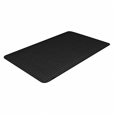 CROWN MATTING TECHNOLOGIES WD1235BK Static Dissipative Mat Black 3ft W 5ft L