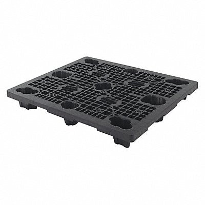 ORBIS 40X48XPECONCISCBLK Pallet Plastic Black Nestable 5-3/4 in.H