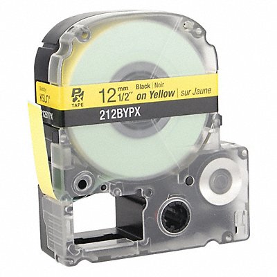 EPSON 212BYPX Cartridge Label 1/2 in W Yellow