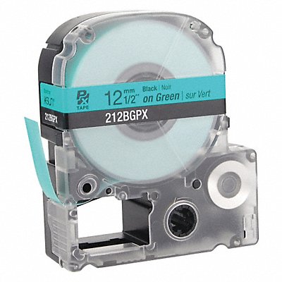 EPSON 212BGPX Cartridge Label 1/2 in W Green