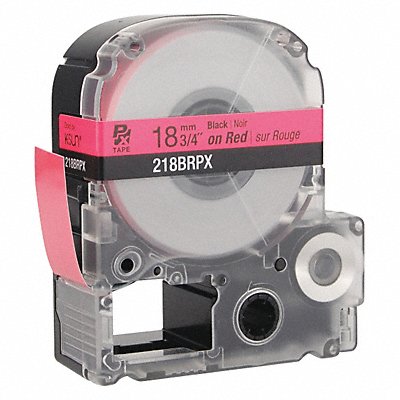 EPSON 218BRPX Cartridge Label 3/4 in W Red