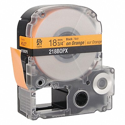 EPSON 218BOPX Cartridge Label 3/4 in W Orange