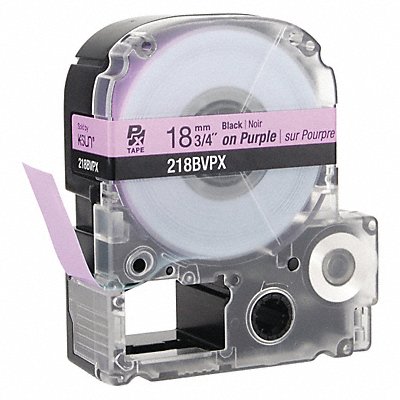EPSON 218BVPX Cartridge Label 3/4 in W Violet