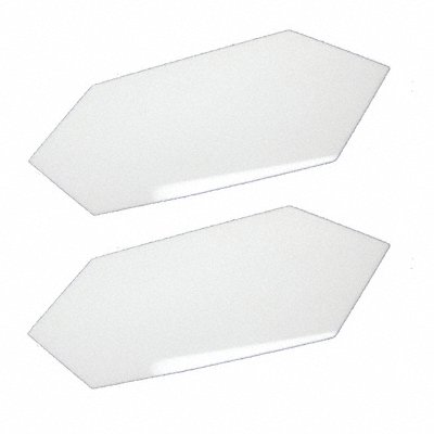 MIRREDGE 42502 Seam Plates White 3 in W PK2