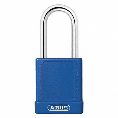 ABUS 19649 Lockout Padlock KA Blue 1-3/4 H PK6