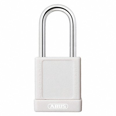 ABUS 19647 Lockout Padlock KA White 1-3/4 H PK3