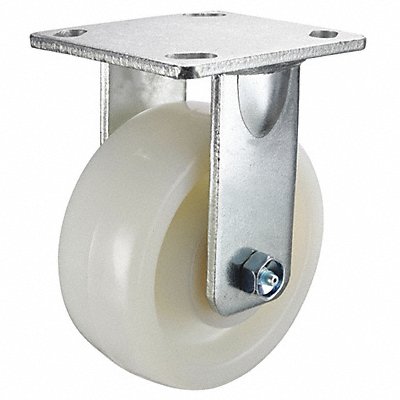 GRAINGER P25RN080K16H10001 Kingpinless Plate Castor Rigid 880 lb.